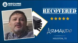 RAID/Server Data Recovery Customer Success Story