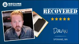 External Hard Drive Recovery Customer Success Story