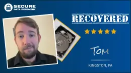 Hard Drive Recovery Customer Success Story
